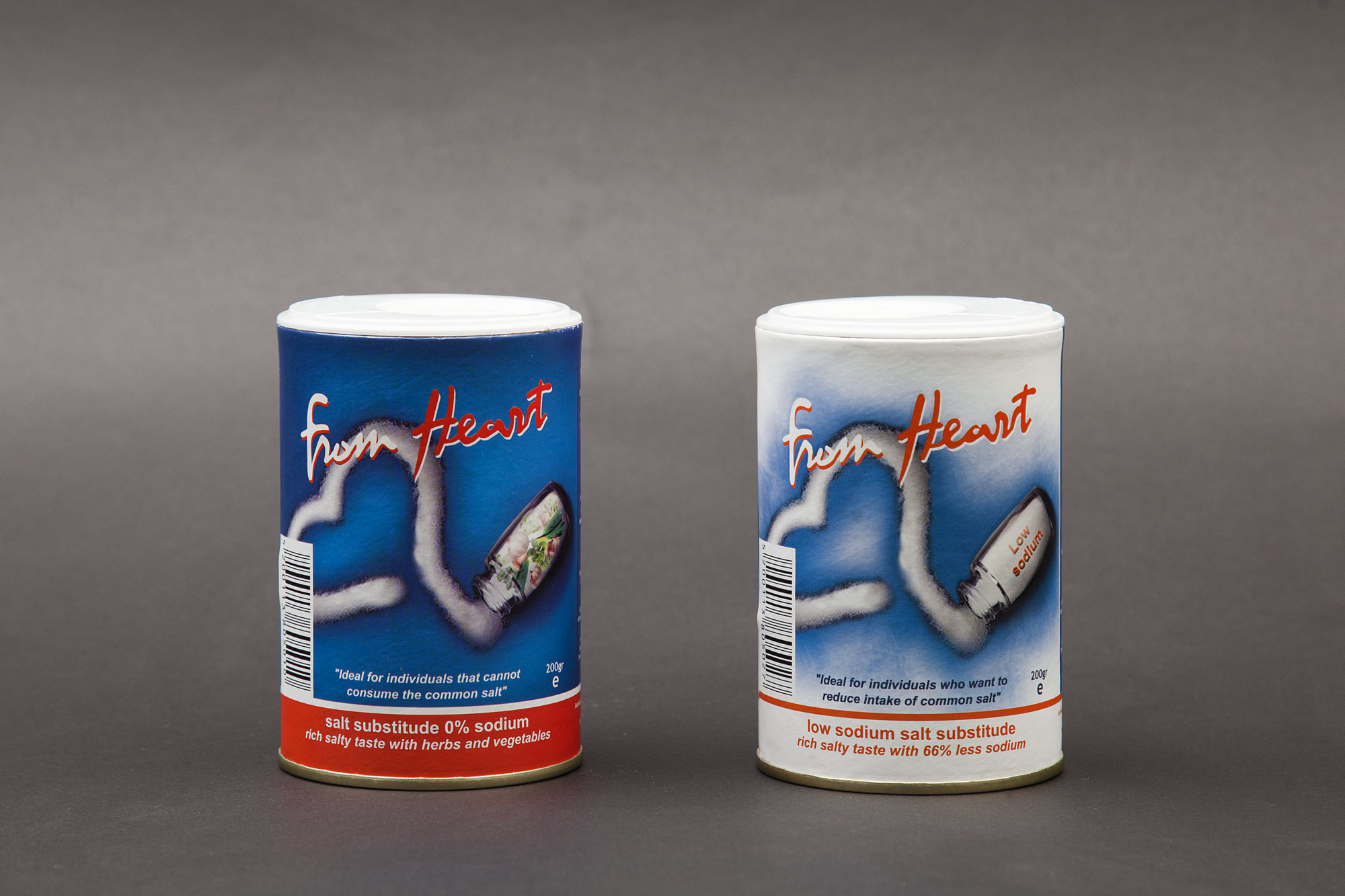 Salt substitute 66% with sea salt 33%